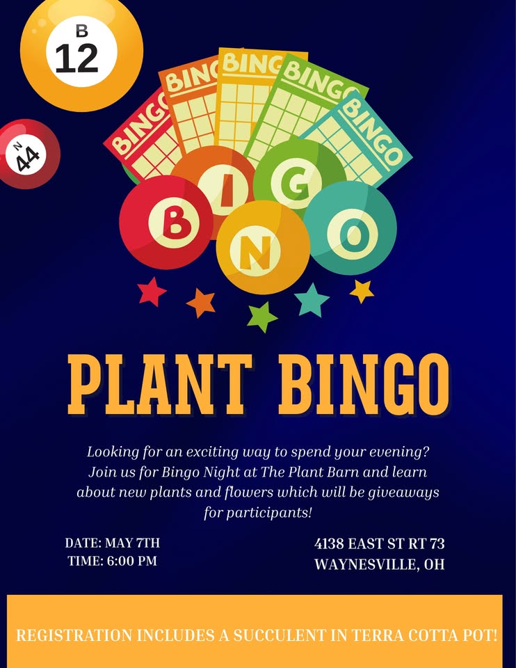 Plant Bingo Event!