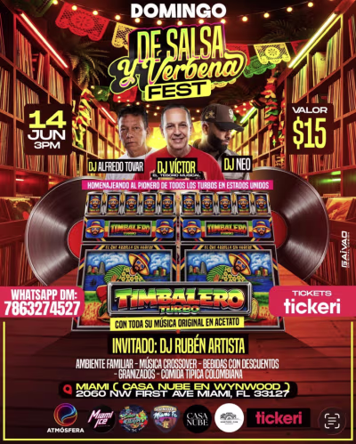 SUNDAY SALSA AND VERBENA FEST