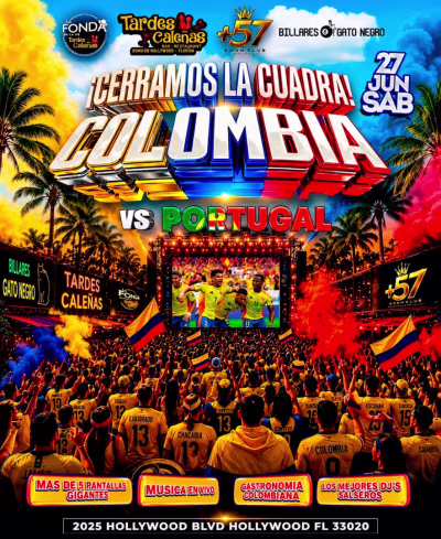 TARDES CALEÑAS HOLLYWOOD - WE'RE CLOSING TWO BLOCKS ⚽️ Colombia vs Portugal 🇨🇴🇵🇹 | June 27