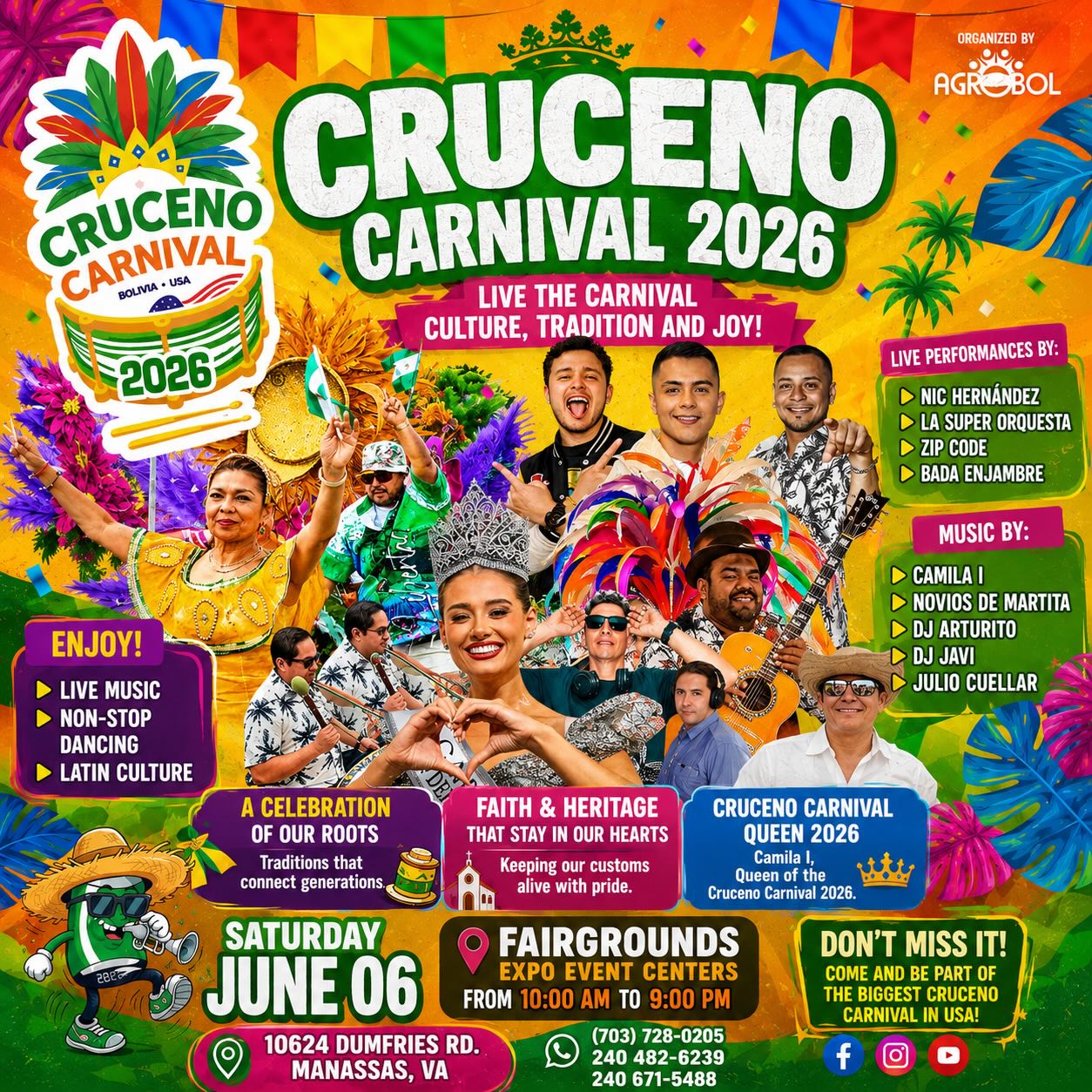 THE CRUCEÑO 2026 CARNIVAL IS COMING TO MANASSAS!