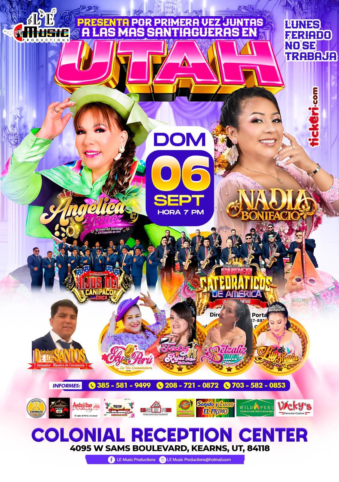 ANGÉLICA GÓMEZ Y NADIA BONIFACIO LAS MAS SANTIAGUERAS
