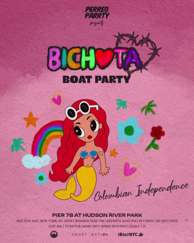 Bichota Boat - Karol G Tribute for Colombian Independence Day Boat Party From $38.9