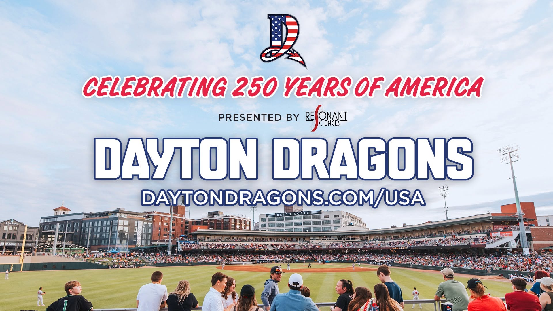 Celebrate America's 250 with the dragons! 🇺🇸