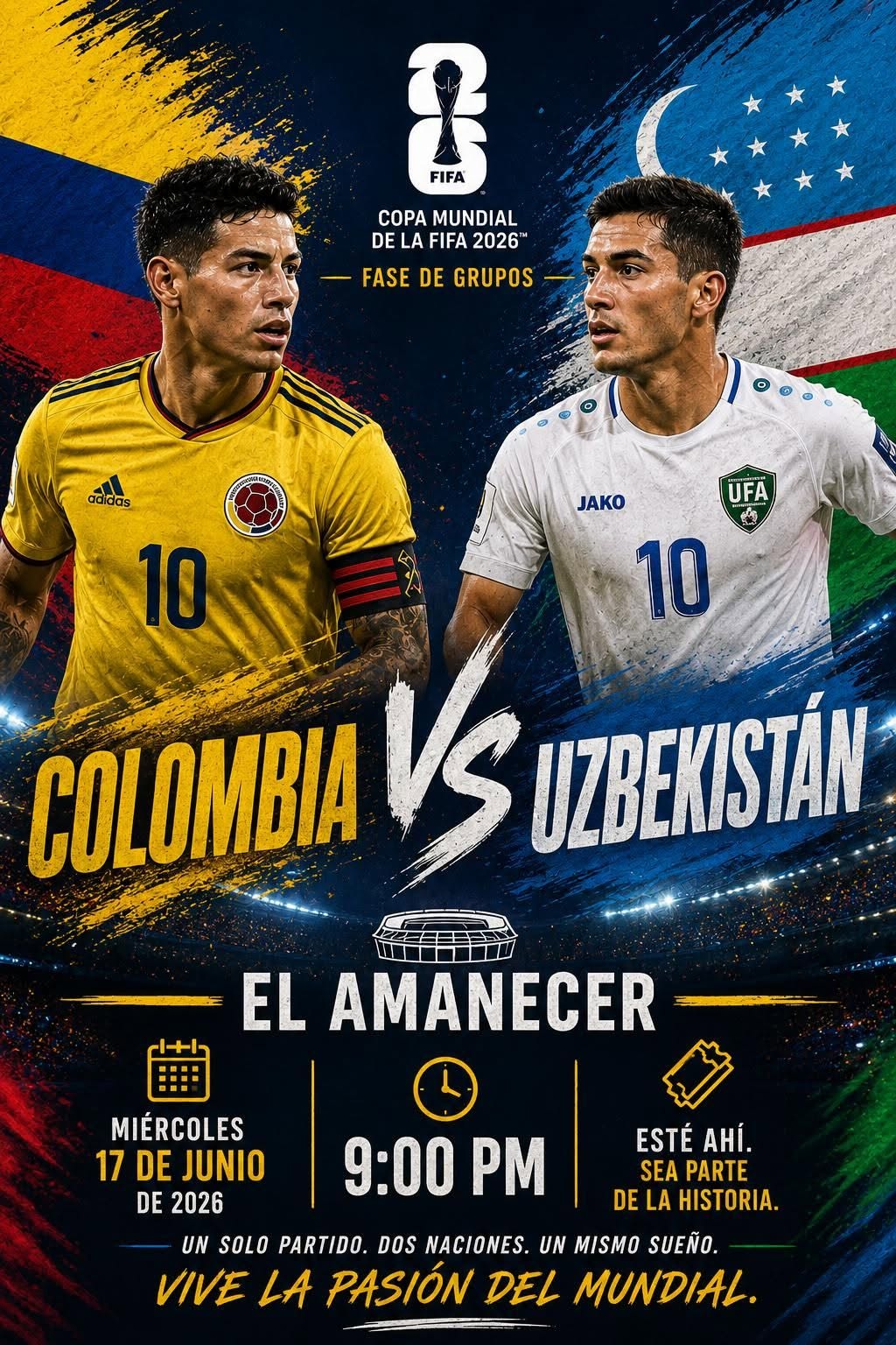COLOMBIA VS UZBEKISTAN