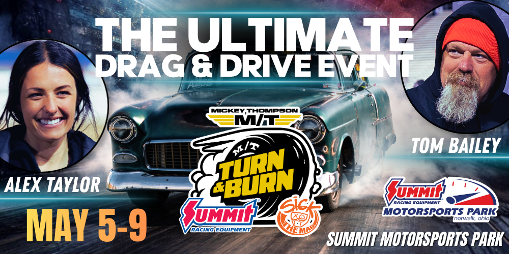 Mickey Thompson Tires and Wheels Turn & Burn