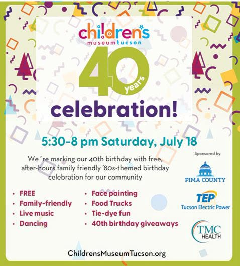 Celebrate 40 Years of Fun at Children's Museum Tucson!