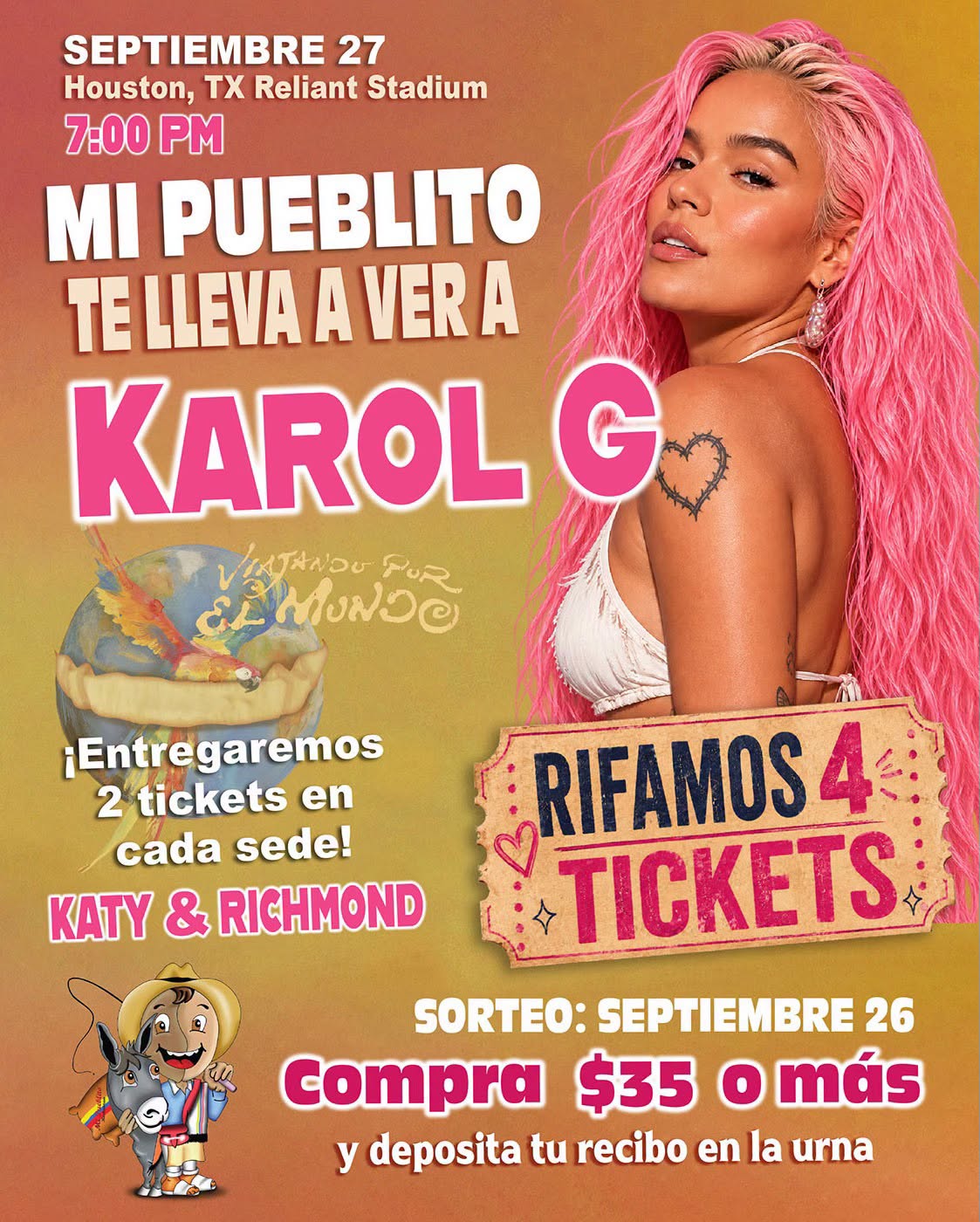 ¿Te imaginas cantando en vivo todos los éxitos de Karol G?