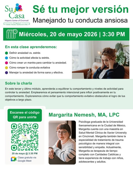 SÉ TU MEJOR VERSIÓN - MANEJANDO TU CONDUCTA ANSIOSA