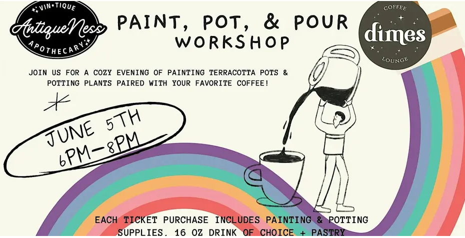 Pint, Pot and Pour @ Dimes Coffee Lounge