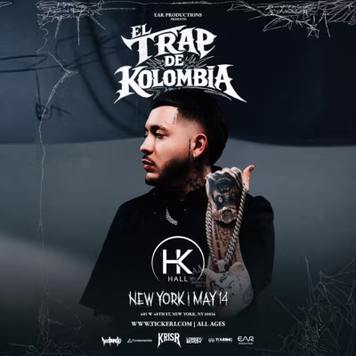Kris R – El Trap de Kolombia en Concierto | HK Hall NYC (All Ages)