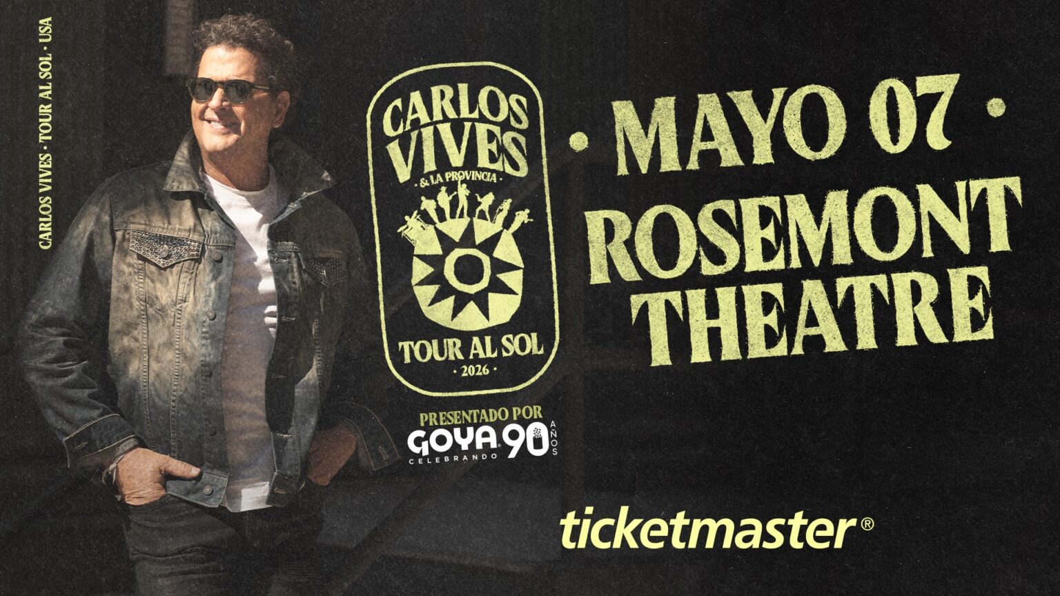 CARLOS VIVES - Tour al Sol