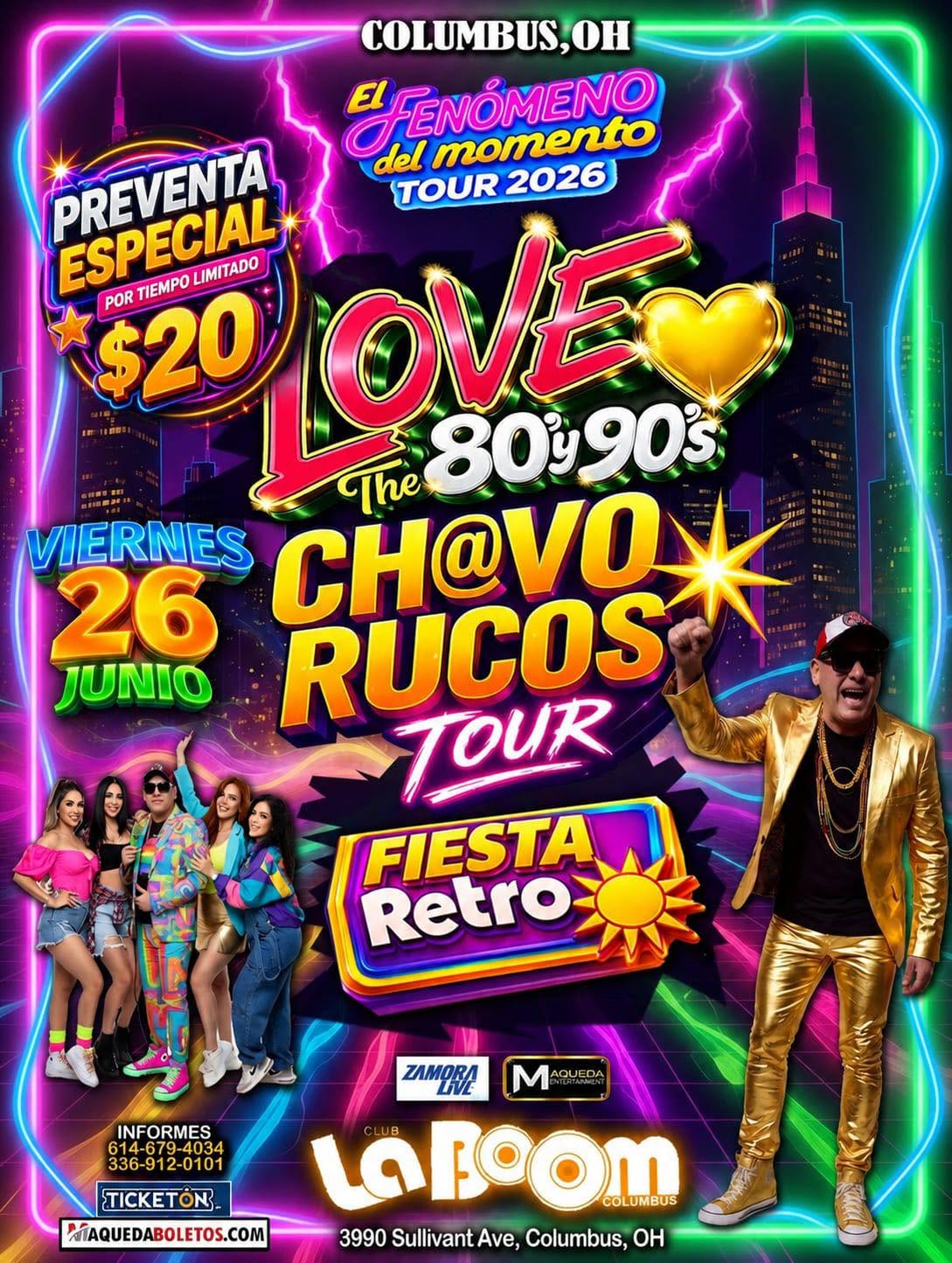 Chavo Rucos Tour en Columbus