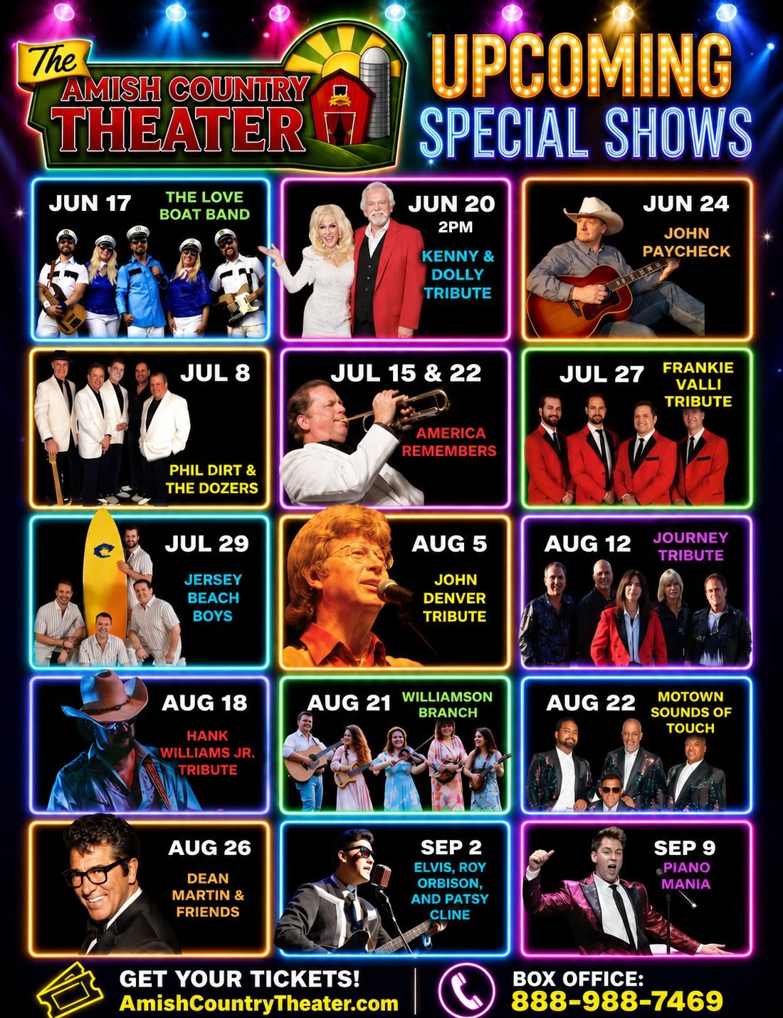 UPCOMING SPECIAL SHOWS