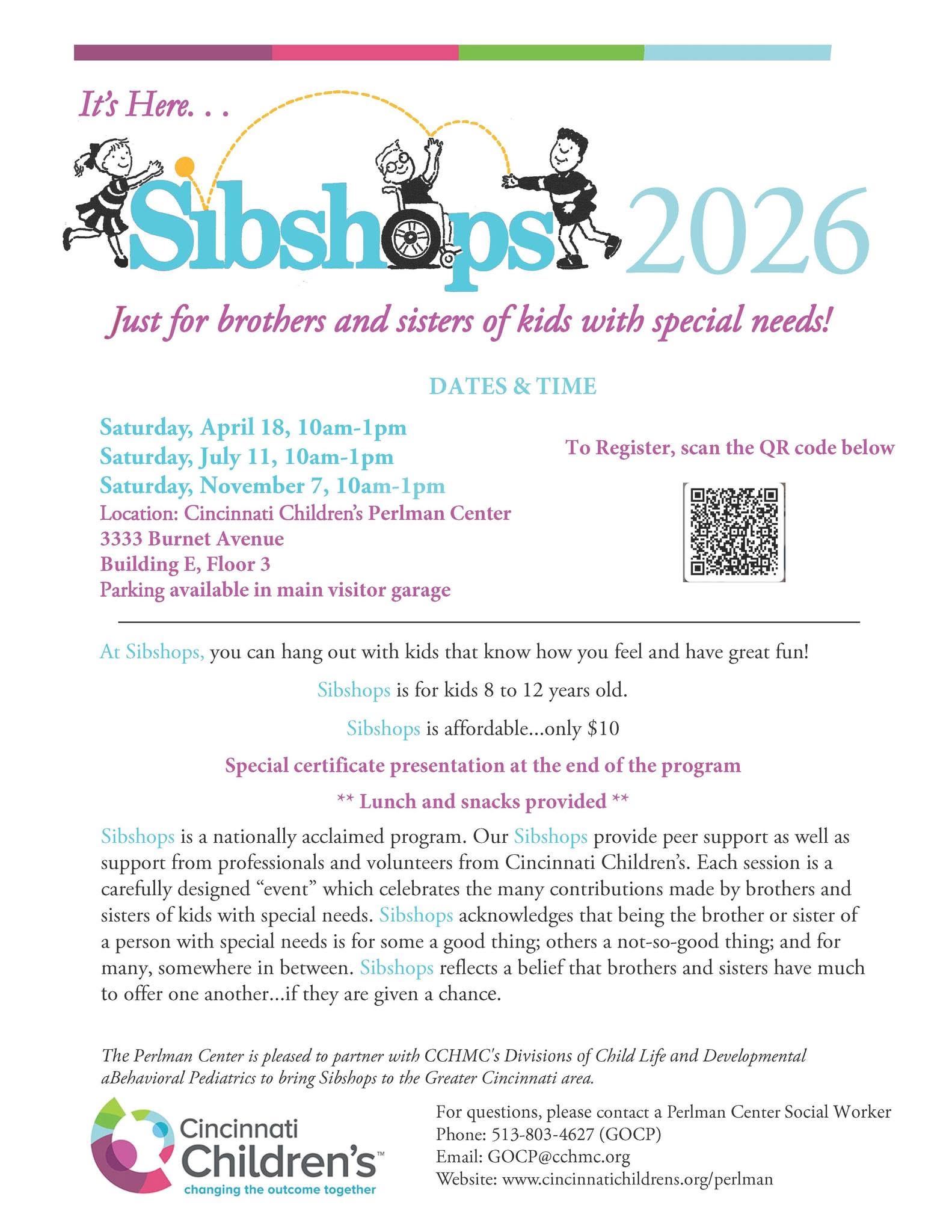 Sibshops 2026