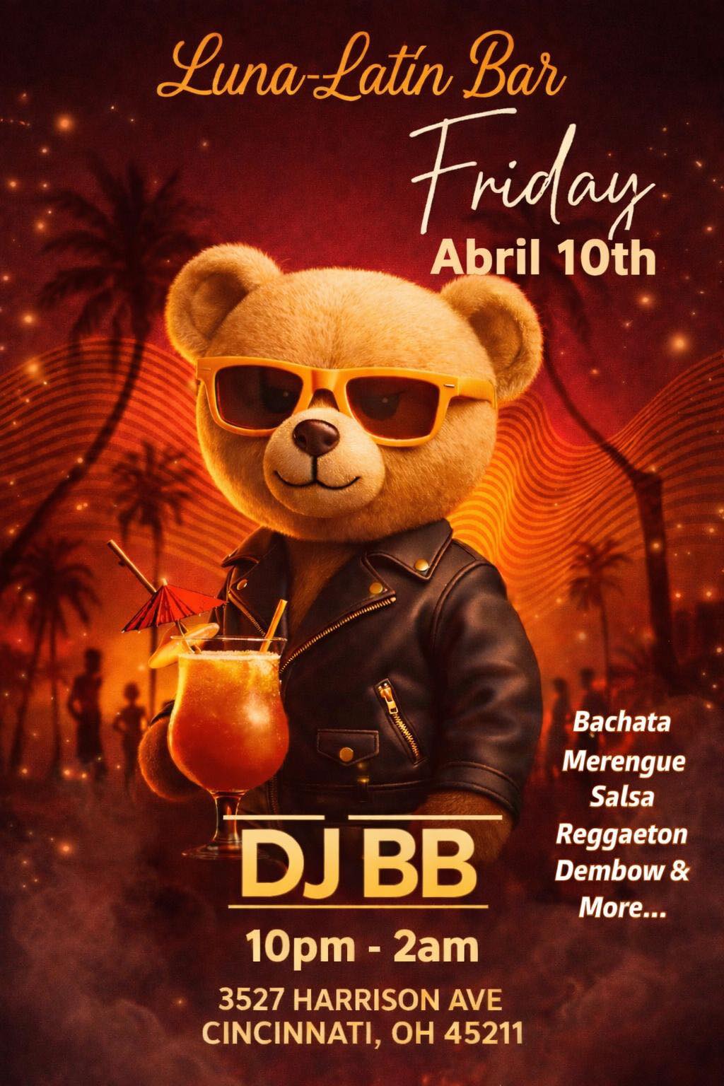 Luna-Latin Bar Friday featuring DJ BB