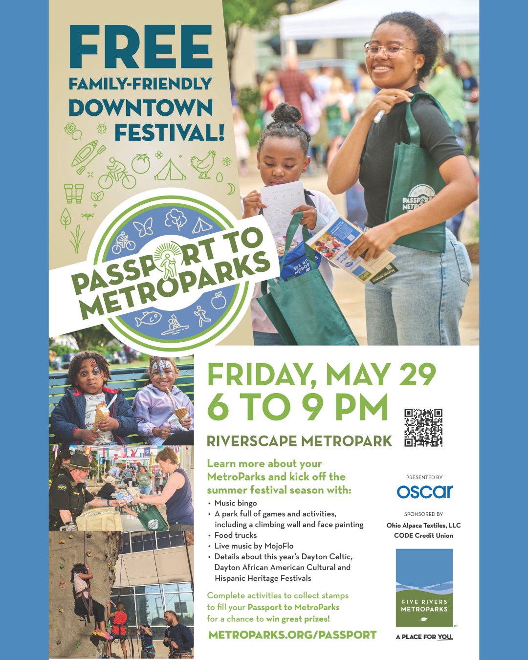 Passport to MetroParks (Family-Friendly Downtown Festival)