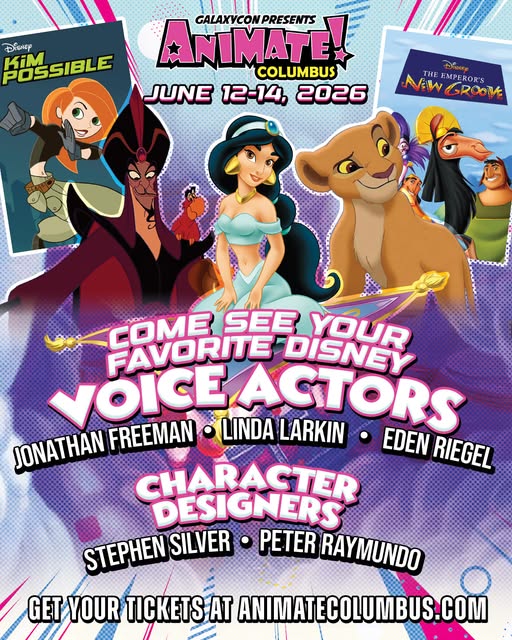 Cheer up! Columbus - Disney Voice Actors and Character Designers