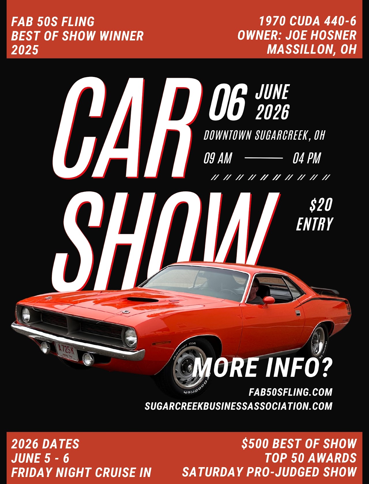 FAB 50s Fling - Car Show (Best of Show Winner 2025)