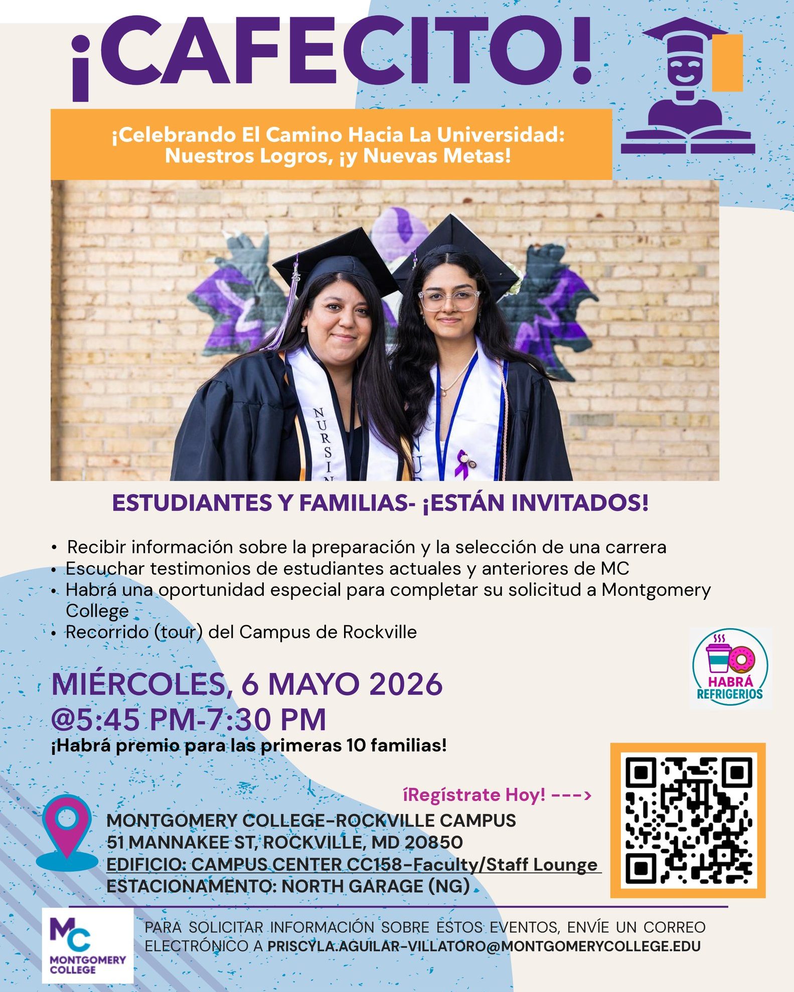 ¡Cafe! Celebrando el camino hacia la universidad: Nuestros logros, ¡y nuevas metas!