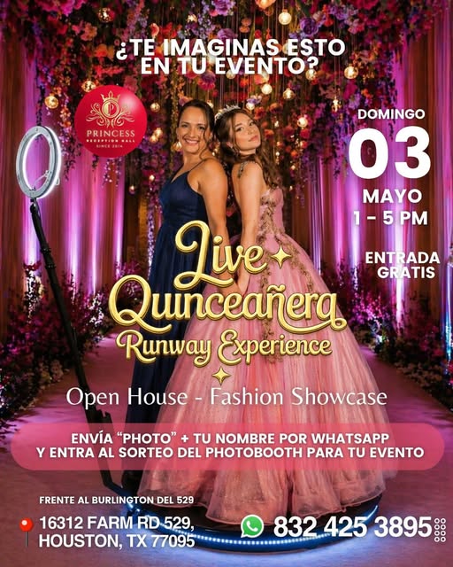 Live Quinceañera Runway Experience (Open House - Fashion Showcase)