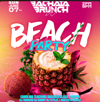 Bachata Brunch Sundays "Beach Theme"