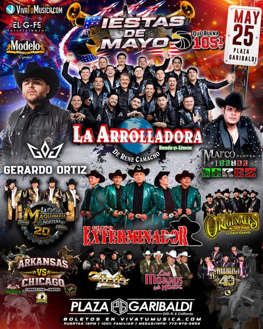 Fiestas de Mayo - Plaza Garibaldi