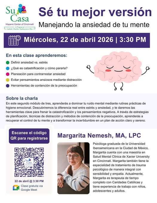 Manejando la ansiedad de tu mente (Clase/Charla)