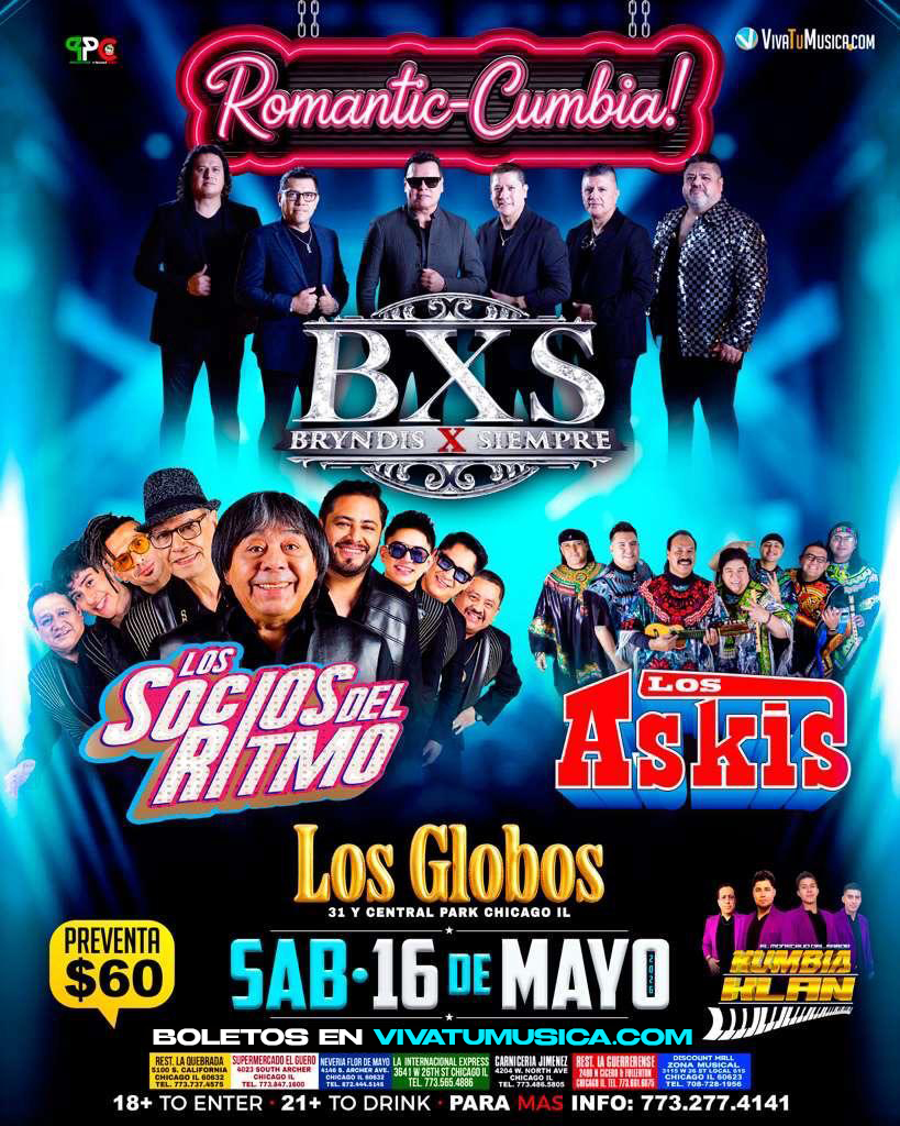 Romántico Cumbia: BX, Los Socios del Ritmo, Los Askis y Los GLOBOS
