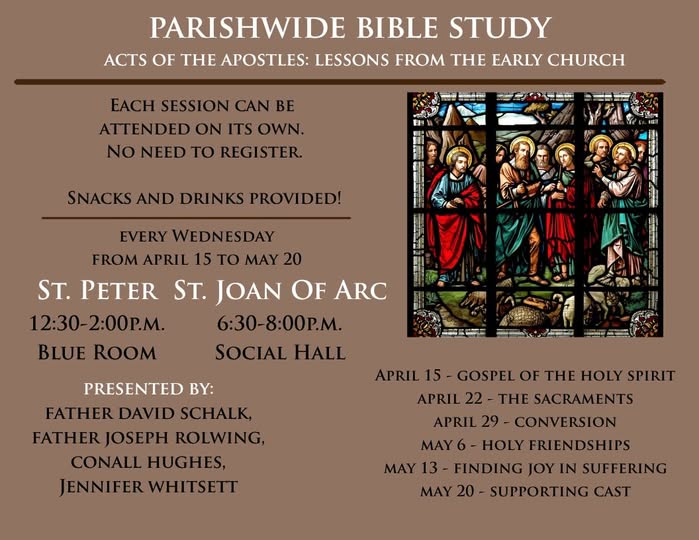 Parishwide Bible Study: Acts of the Apostles
