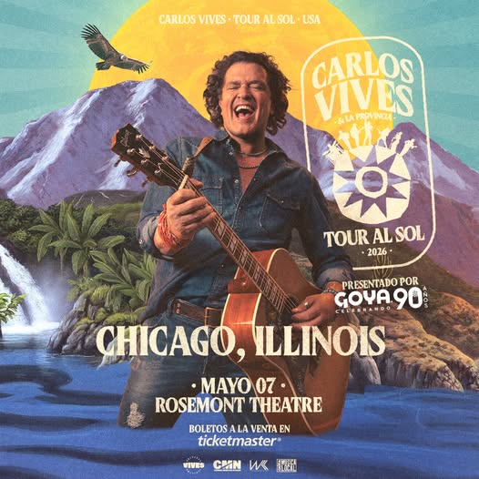 Carlos Vives – Tour Al Sol (presentado por Goya 90)