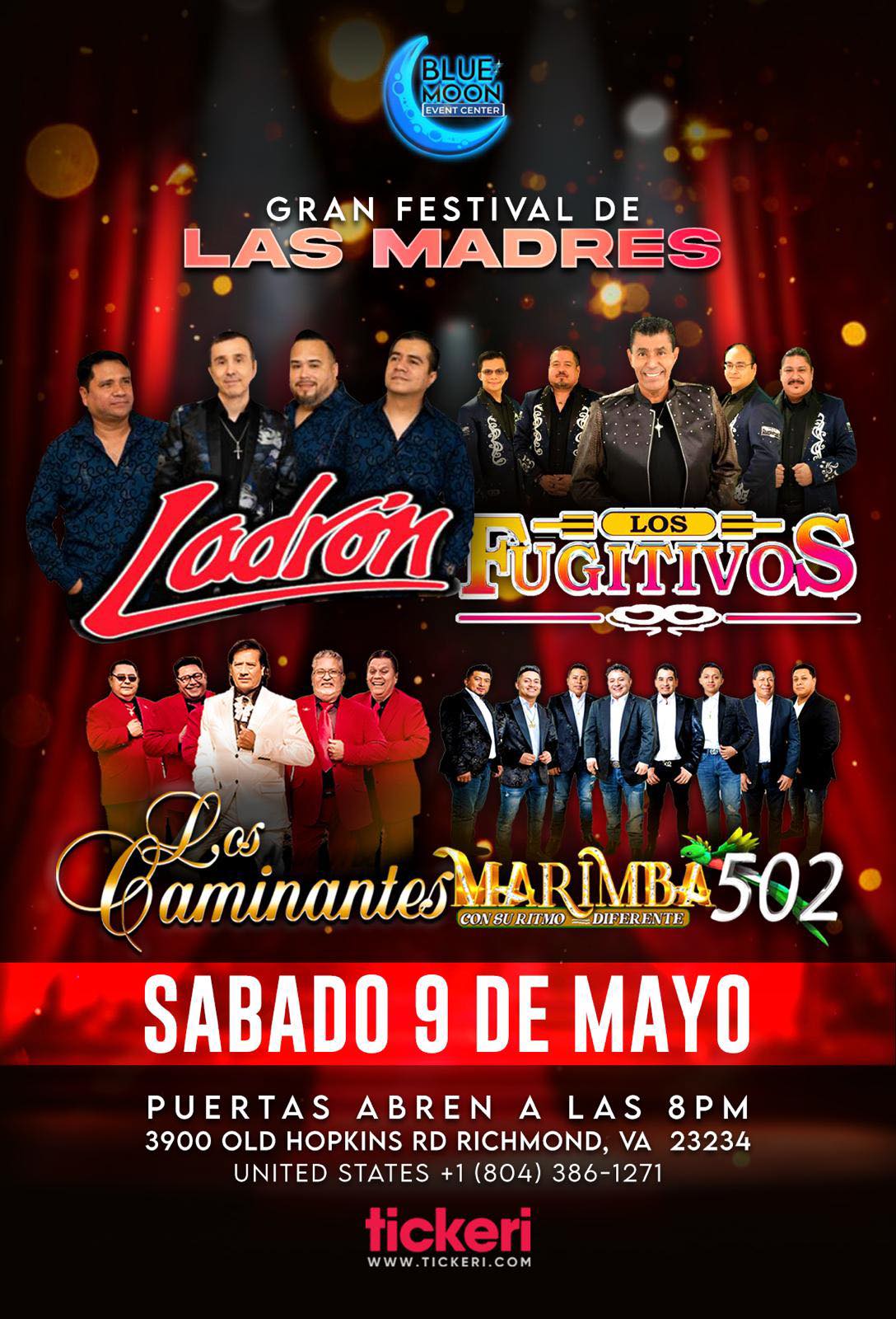 Gran Festival de las Madres: Los Fugitivos y Los Caminantes