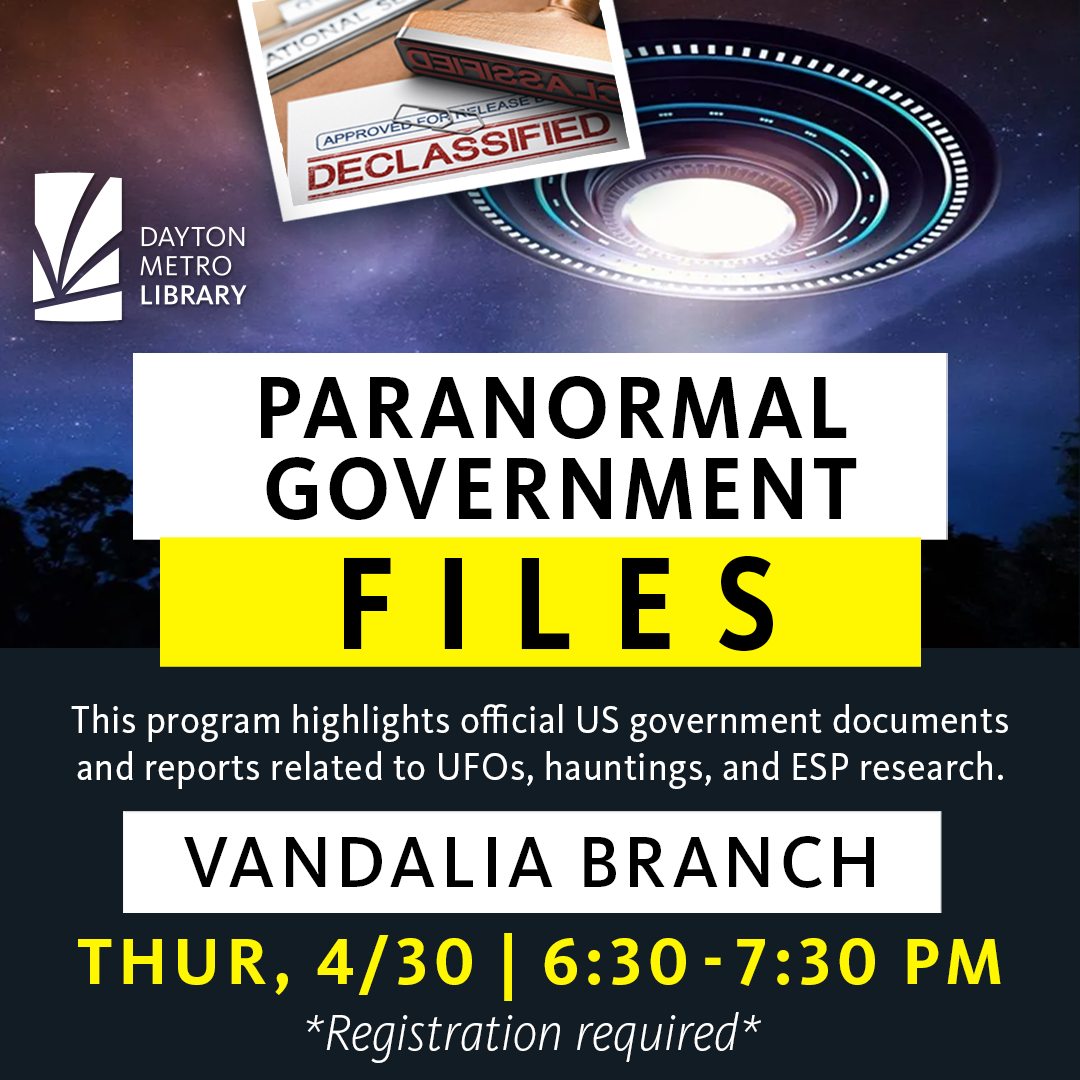 Paranormal Government Files (Vandalia Branch)
