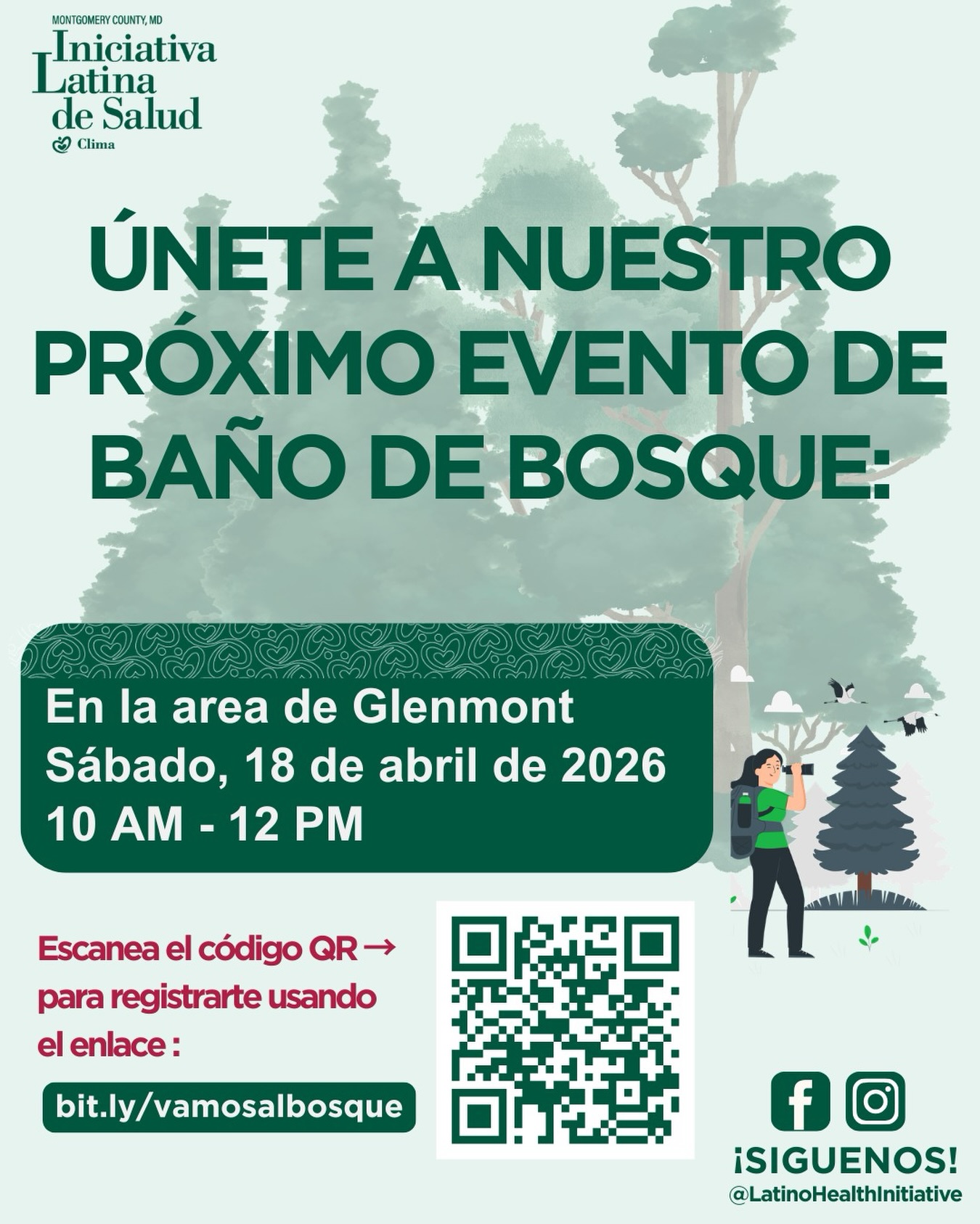 Únete a nuestro próximo evento de Baño de Bosque