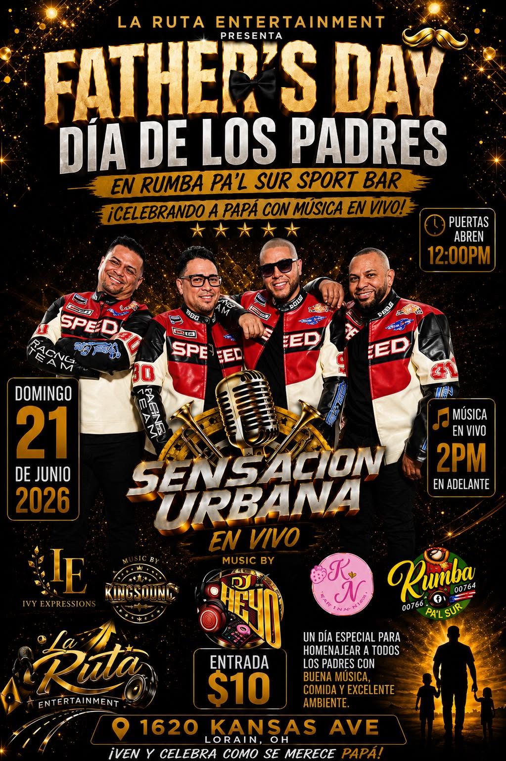 Father's Day – Día de los Padres at Rumba Pa'l Sur Sport Bar