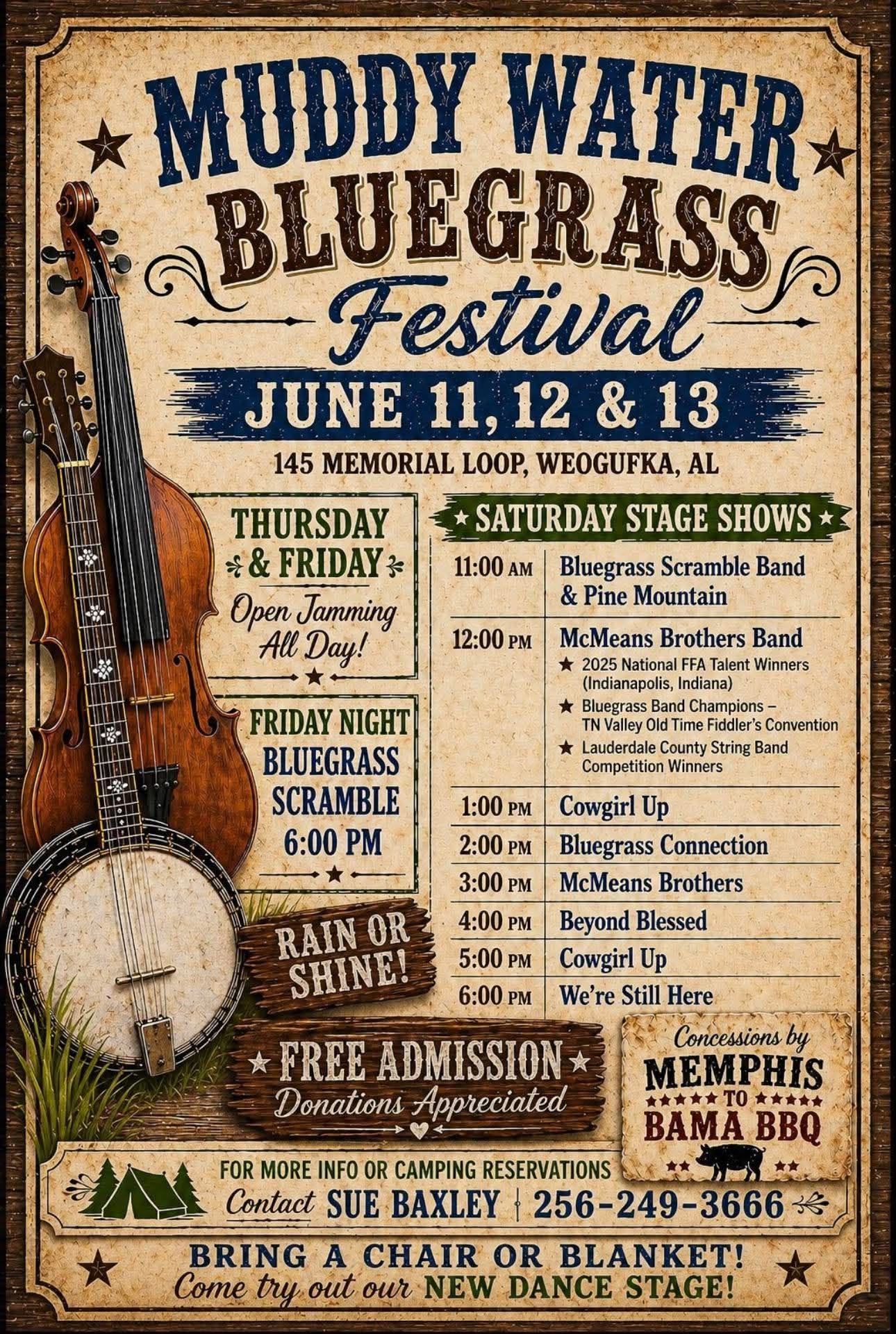 Muddy Water Bluegrass Festival
