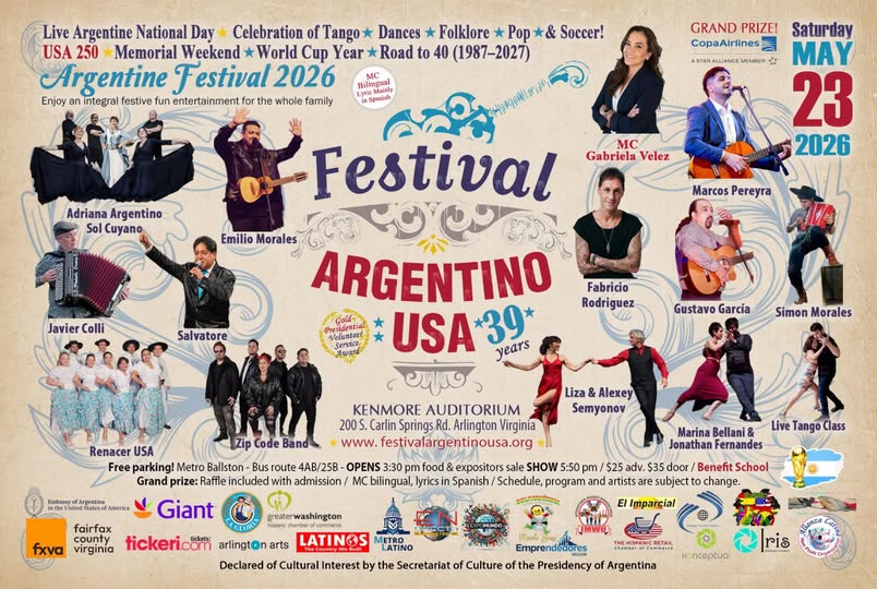 Argentine Festival 2026 (Live Argentine National Day USA)
