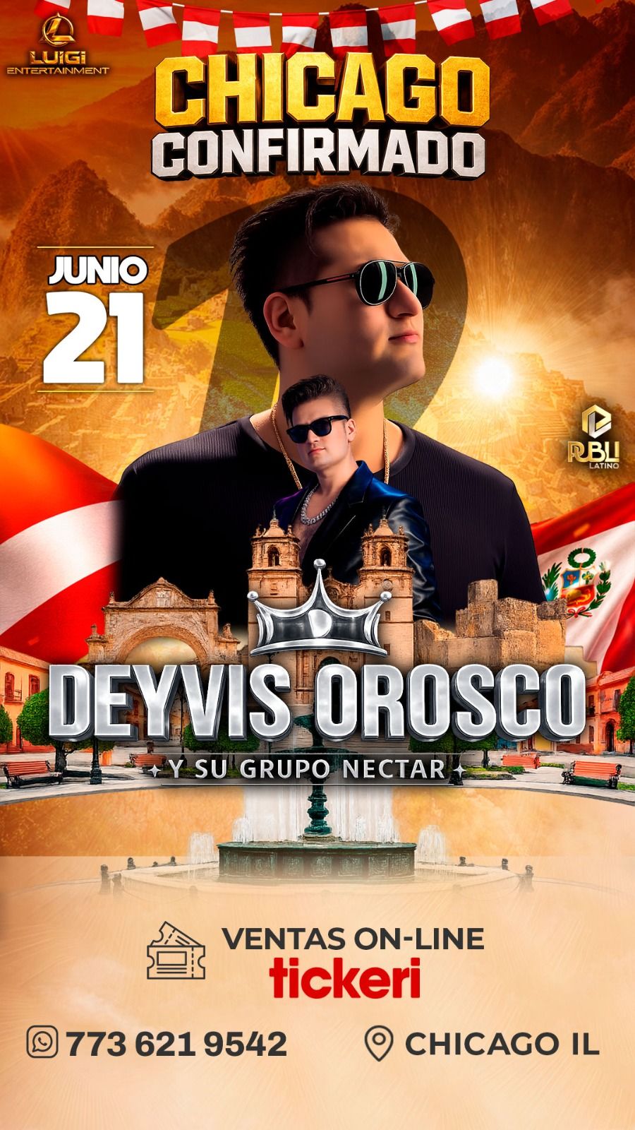 Deyvis Orosco y su Grupo Néctar in Chicago