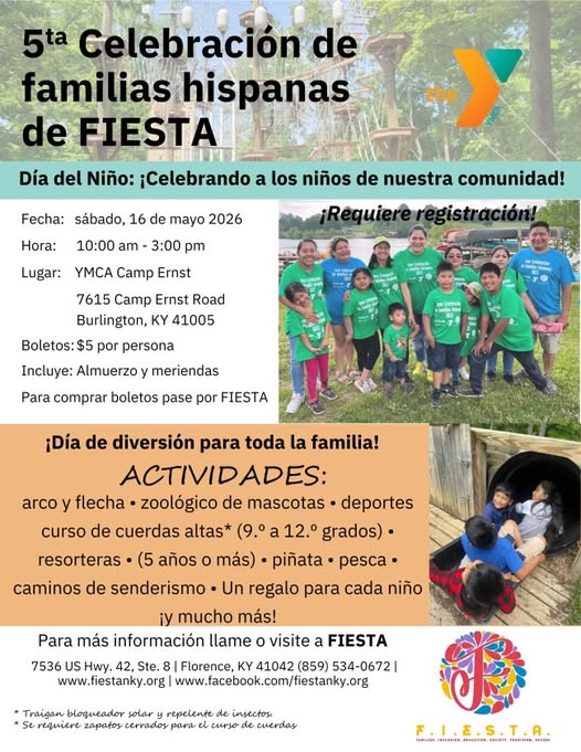 5ta Celebración de familias hispanas de FIESTA - Día del Niño