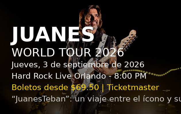 Juanes World Tour 2026