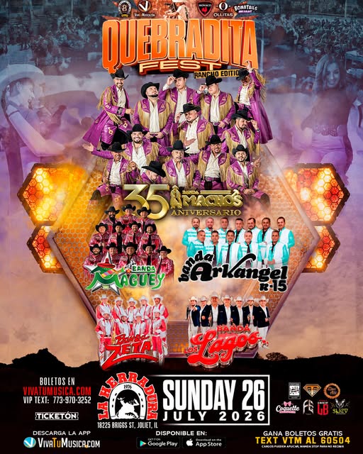 QUEBRADITA FEST: RANCHO EDITION - Banda Machos, Banda Arkangel R-15 & Mas