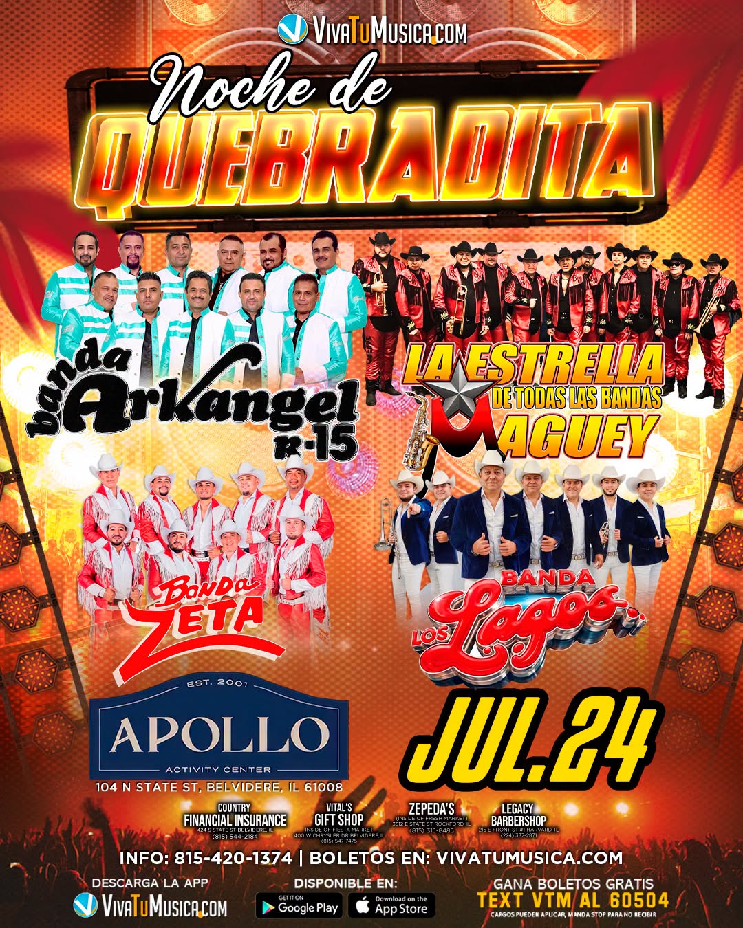 Banda Arkangel R15, Banda Zeta & Mas