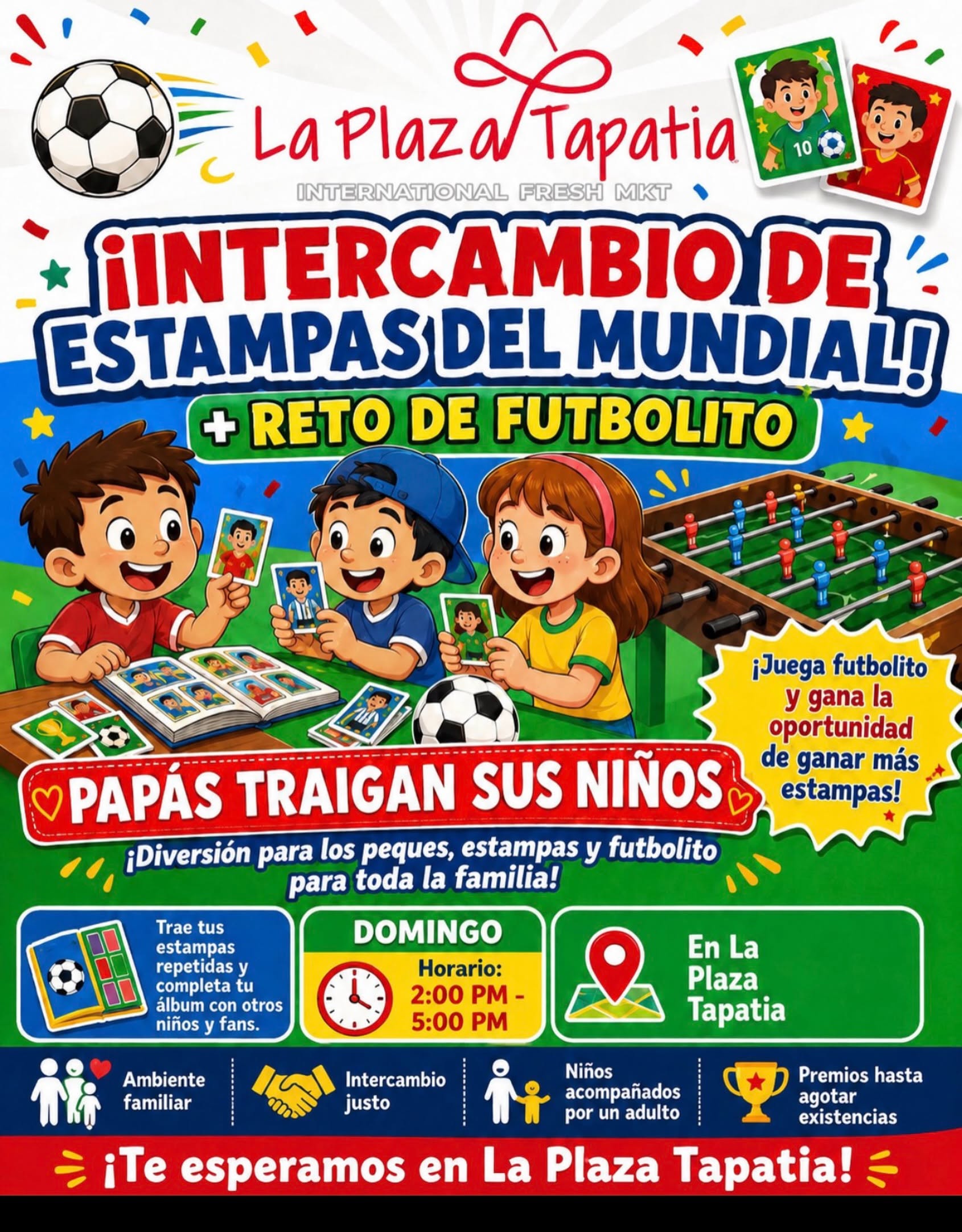 World Cup Sticker Swap and Table Soccer Challenge