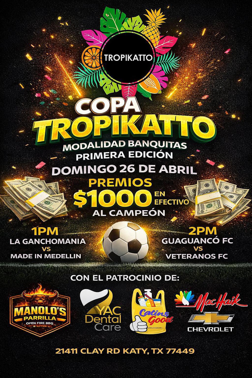 Copa Tropikatt o – Modalidad Banquitas (Primera Edición)
