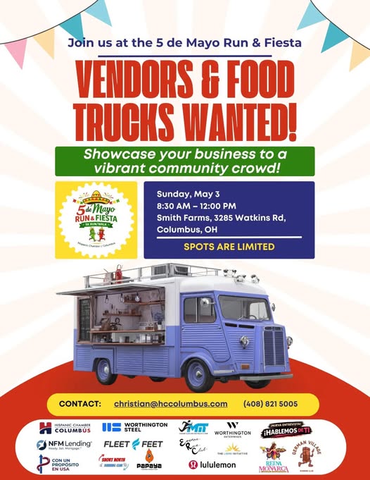 5 de Mayo Run & Fiesta — Vendors & Food Trucks Wanted
