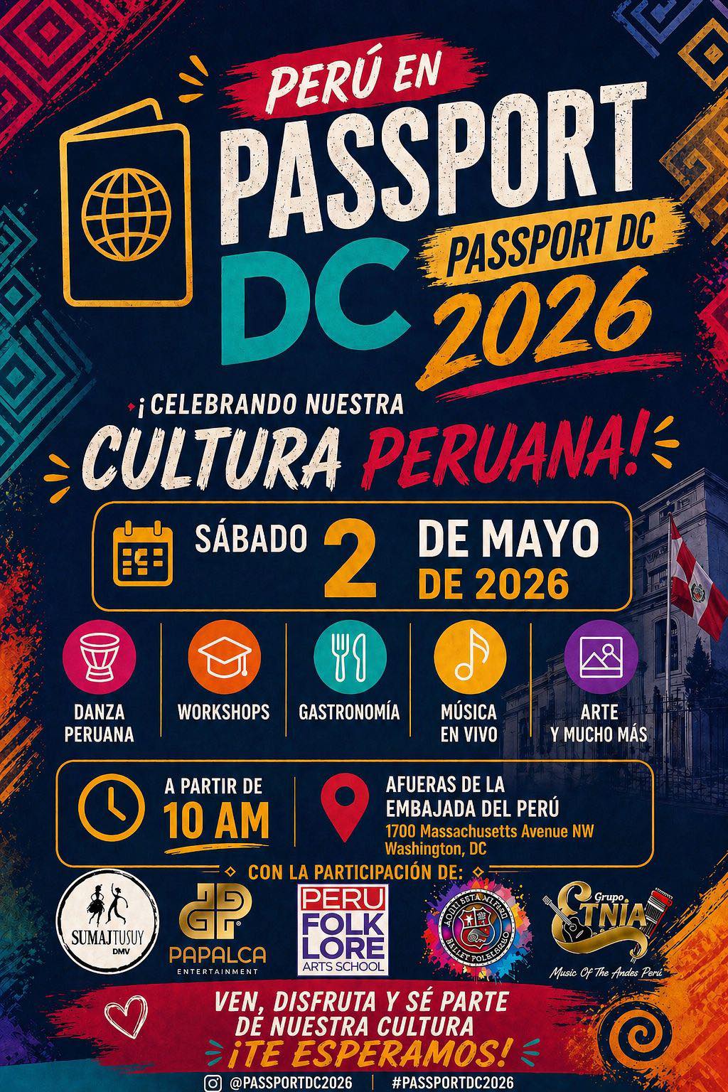 Perú en Passport DC 2026: Cultura Peruana