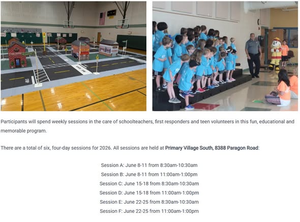 Summer Community Sessions for Kids at Primary Village South