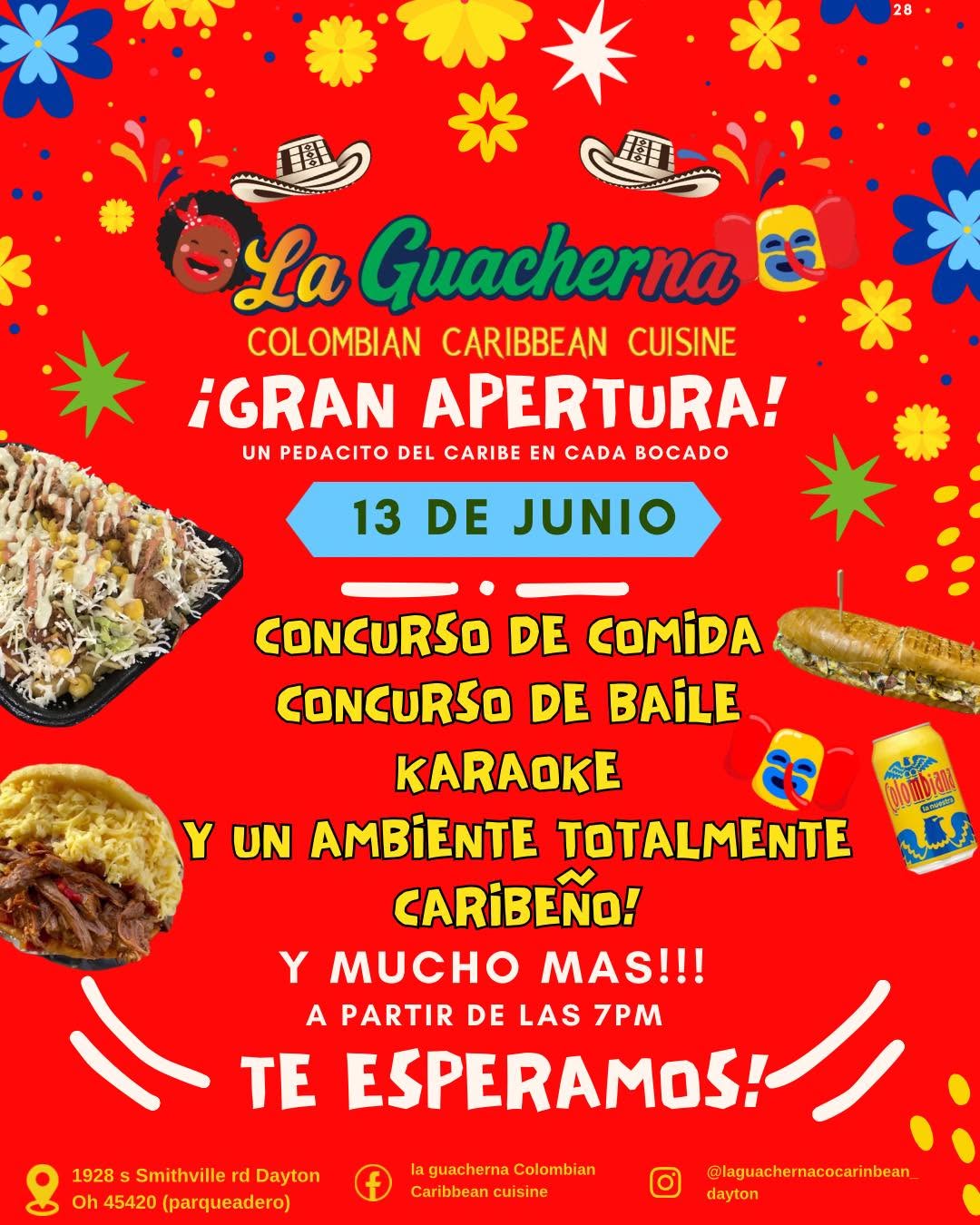 Grand Opening of La Guacherna Colombian Caribbean Cuisine