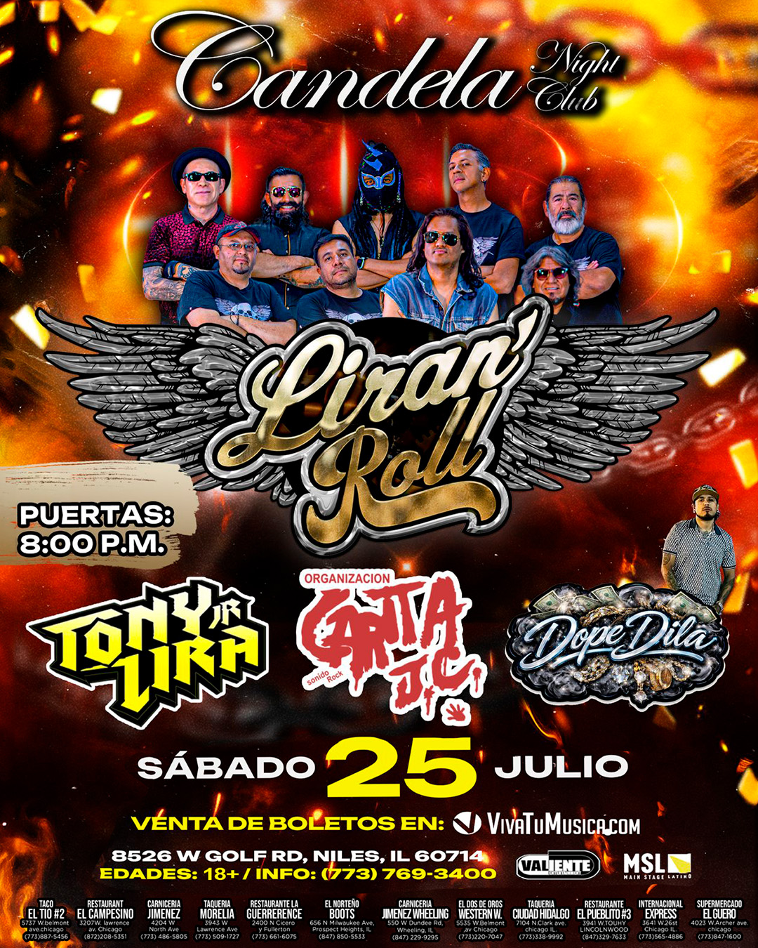 Liran' Roll en Candela Night Club