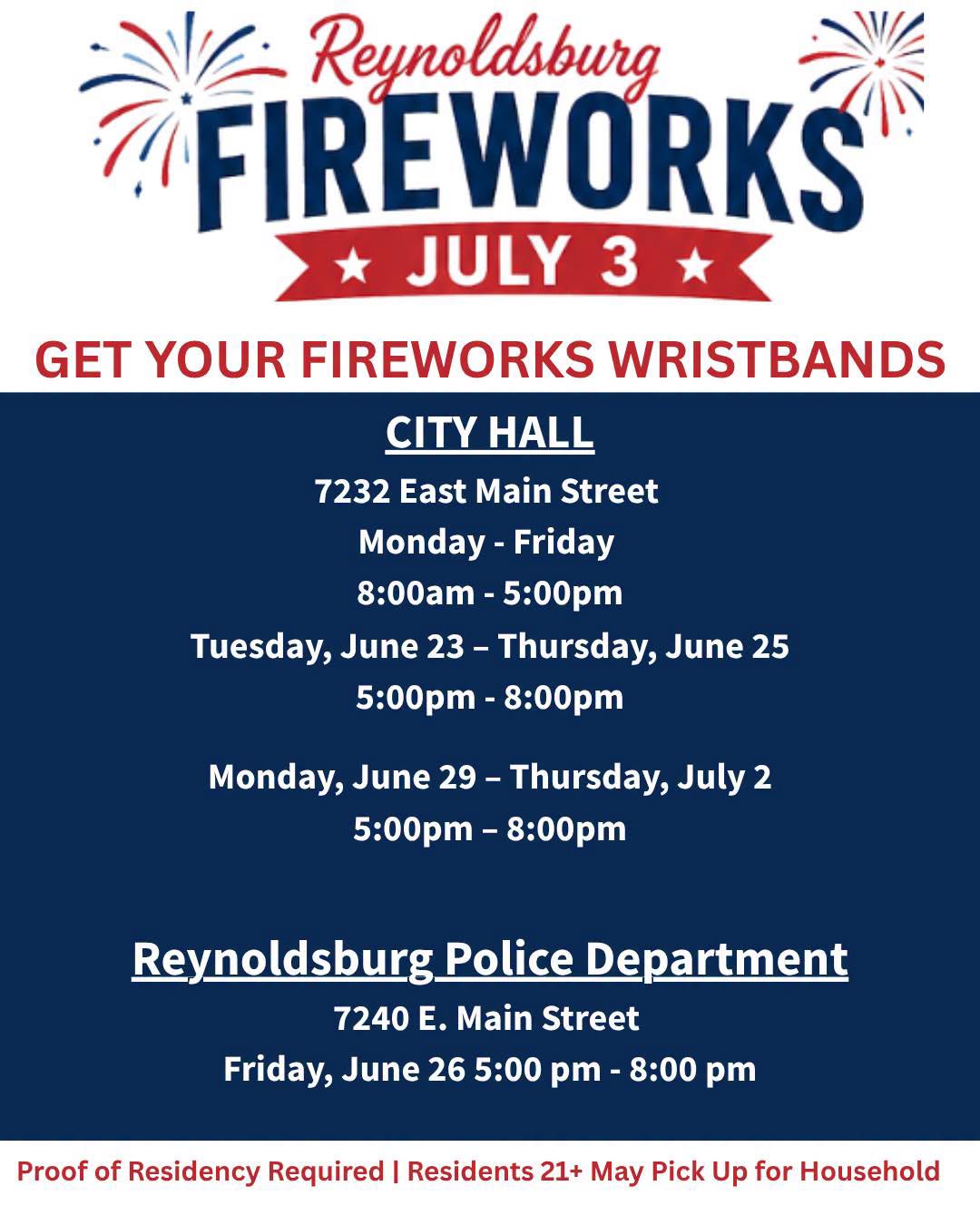 Reynoldsburg at Civic Park on July 3