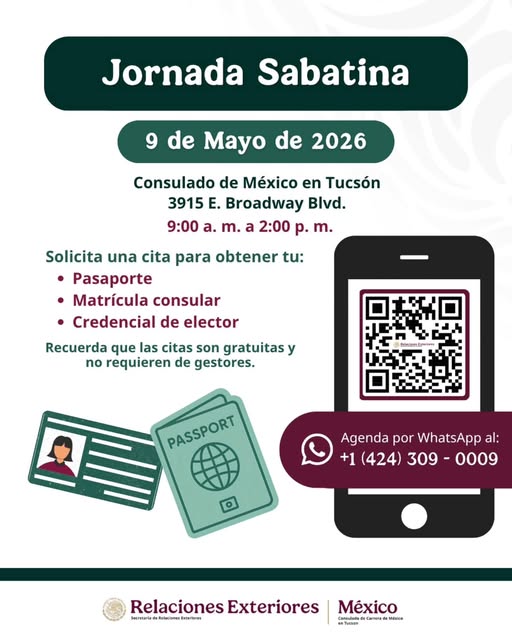 Consulado de México en Tucson: Jornada Sabatina